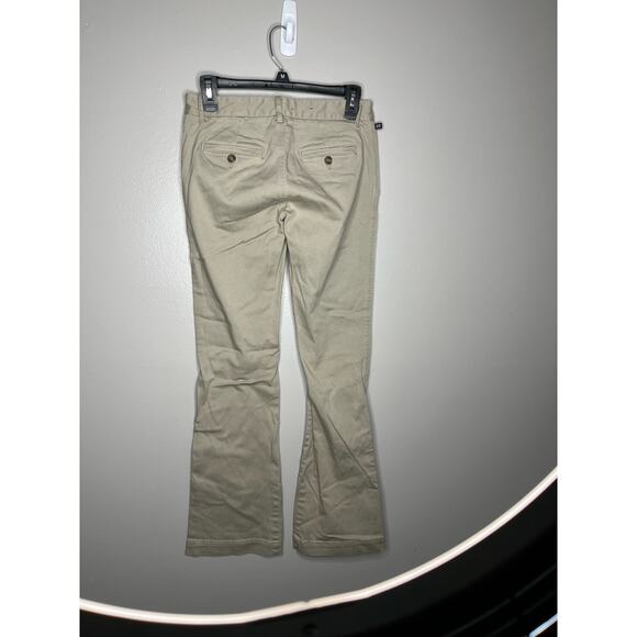 Polo Ralph Lauren Vintage Low Rise Light Academia Bootcut Khaki Pants Size 2 - Picture 2 of 4